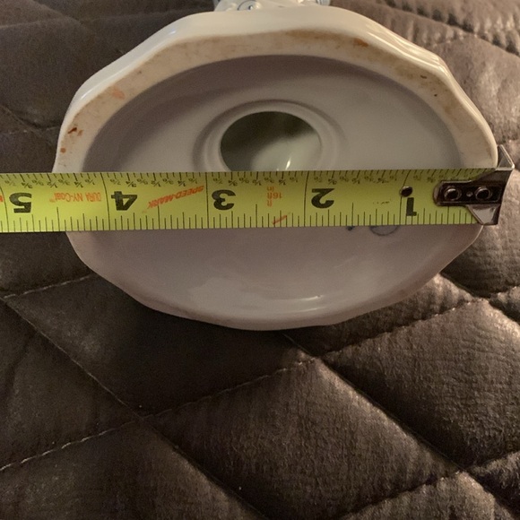 Vintage German Hutschenreuther blue and white ornate candlestick, great conditn - Picture 6 of 6